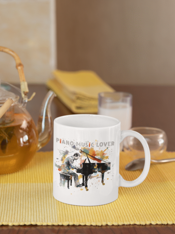 Kubek dla pianisty z artystycznym nadrukiem