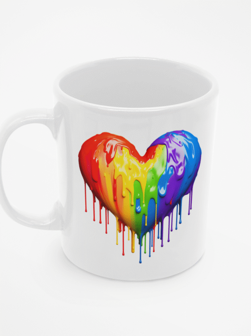 TL SUB MUG WH 0368 00 Tęczowy kubek Pride