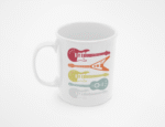 TL SUB MUG WH 0977 00 Muzyczny kubek z gitarami prezent dla muzyka