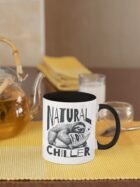 Zabawny kubek z leniwcem Natural Born Chiller