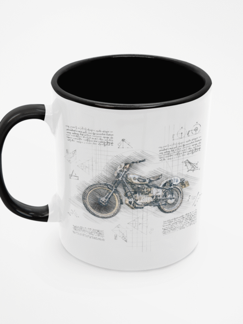 Kubek z motocyklem