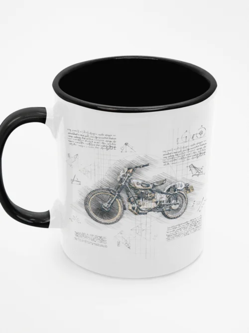 Kubek z motocyklem