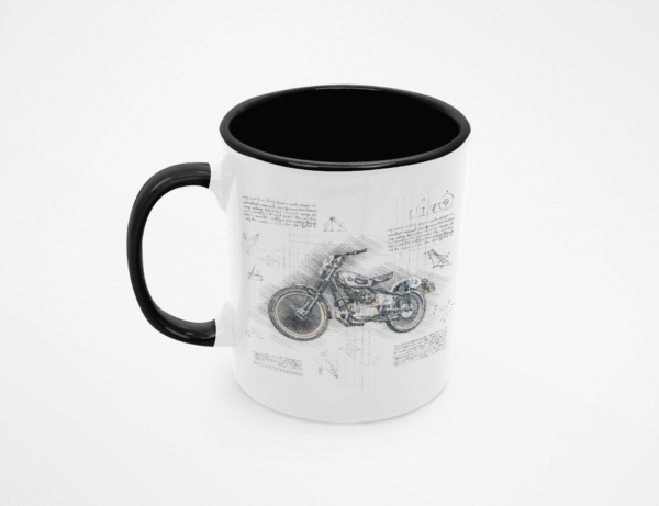 Kubek z motocyklem