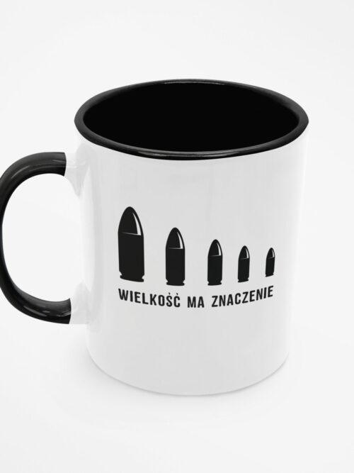 TL SUB MUG WHBK 1043BK 00 Kubek z humorem Wielkość ma znaczenie