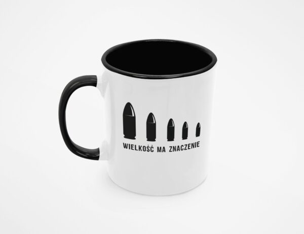 TL SUB MUG WHBK 1043BK 00 Kubek z humorem Wielkość ma znaczenie