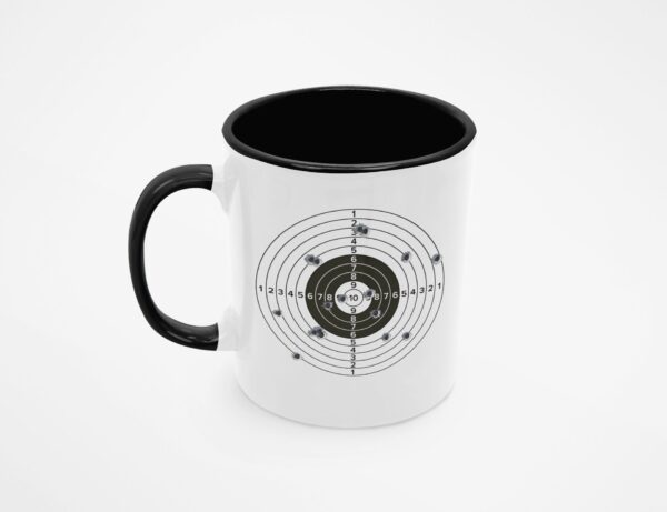 TL SUB MUG WHBK 1047BK 00 Kubek z tarczą strzelniczą celny prezent