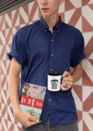 Kubek z napisem Life is better with coffee