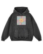 Bluza oversize z kapturem <br>na Dzień Matki Kwiatowa MAMA