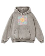 Bluza oversize z kapturem <br>na Dzień Matki Kwiatowa MAMA