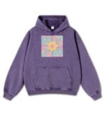 Bluza oversize z kapturem <br>na Dzień Matki Kwiatowa MAMA