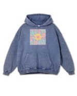 Bluza oversize z kapturem <br>na Dzień Matki Kwiatowa MAMA
