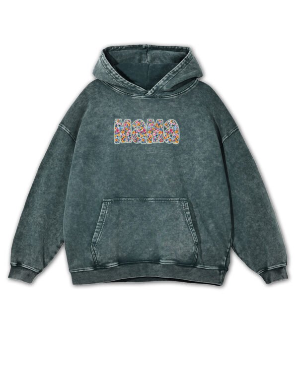 Bluza oversize z kapturem <br>na Dzień Matki z napisem MAMA