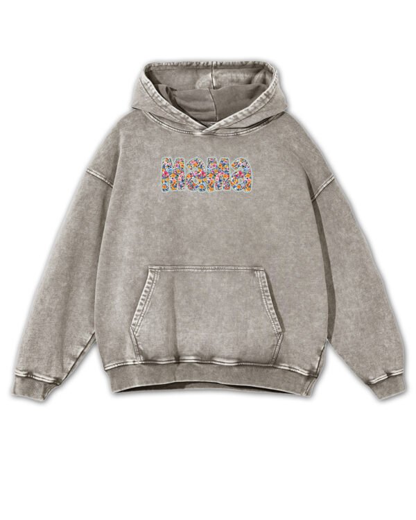 Bluza oversize z kapturem <br>na Dzień Matki z napisem MAMA