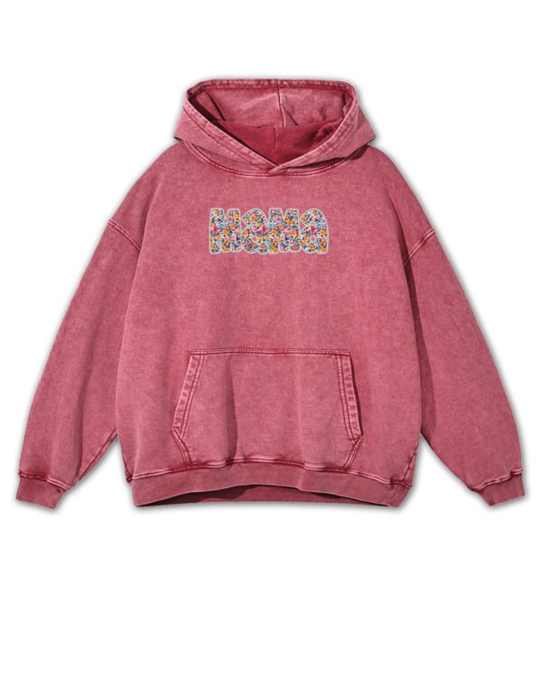 Bluza oversize z kapturem <br>na Dzień Matki z napisem MAMA