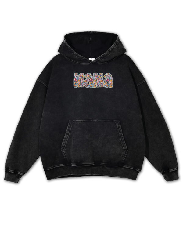 Bluza oversize z kapturem <br>na Dzień Matki z napisem MAMA
