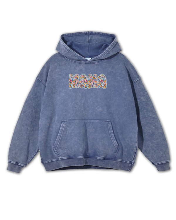 Bluza oversize z kapturem <br>na Dzień Matki z napisem MAMA