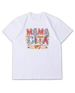 Luźna koszulka na Dzień Matki <br>z napisem MAMACITA