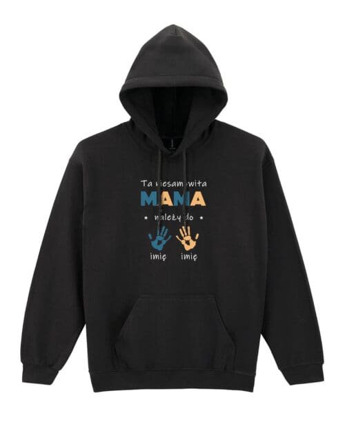 Bluza z kapturem na Dzień Matki Personalizowana bluza z Imionami dzieci