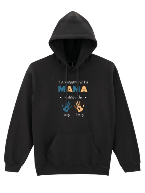 Bluza z kapturem na Dzień Matki Personalizowana bluza z Imionami dzieci