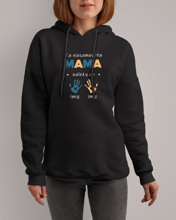 Bluza z kapturem na Dzień Matki <br>Personalizowana bluza z Imionami dzieci