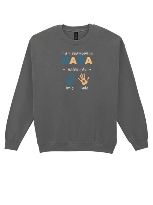 Bluza Sweatshirt na Dzień Matki Personalizowana koszulka z Imionami dzieci