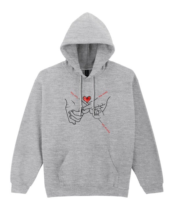 Bluza z kapturem na Dzień Matki <br>Rodzinne więzi Personalizowana