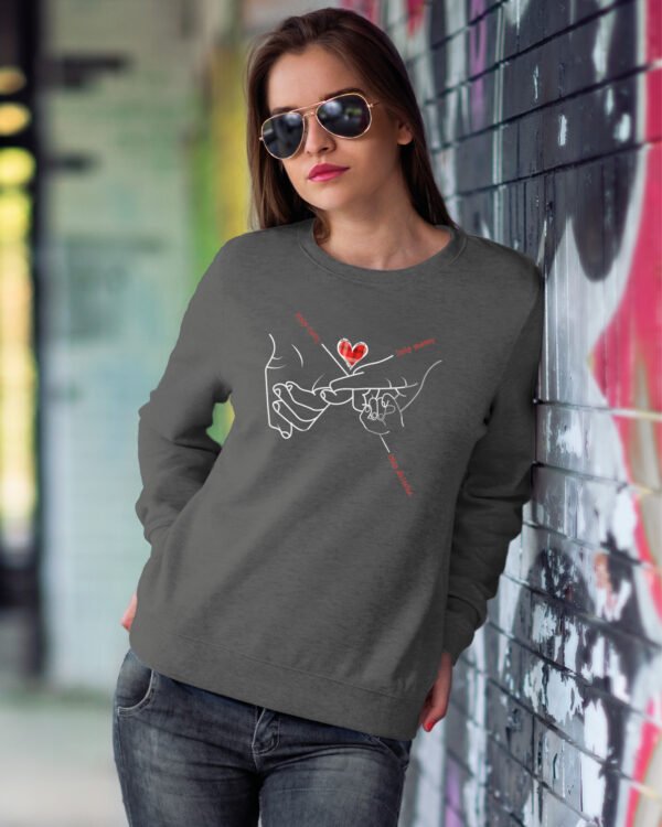 Bluza Sweatshirt na Dzień Matki <br>Rodzinne więzi Personalizowana