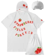 Zestaw Strawberry Fields Forever Koszulka Plecak i Czapka 
