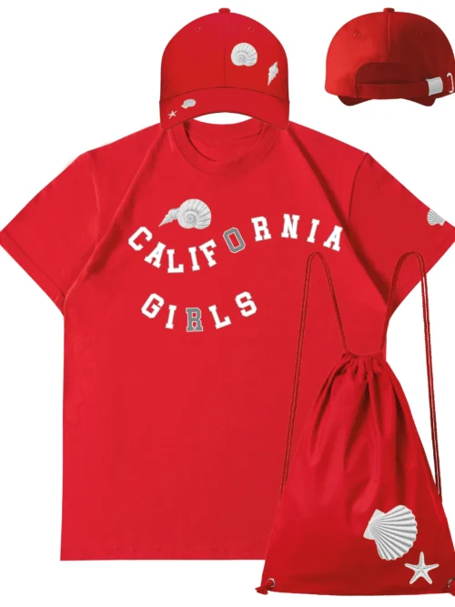 Zestaw California Girls Koszulka Plecak i Czapka 