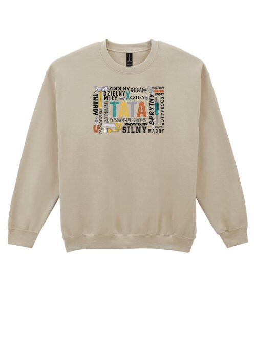 Bluza Sweatshirt na dzień Ojca Tata Człowiek wielu Talentów