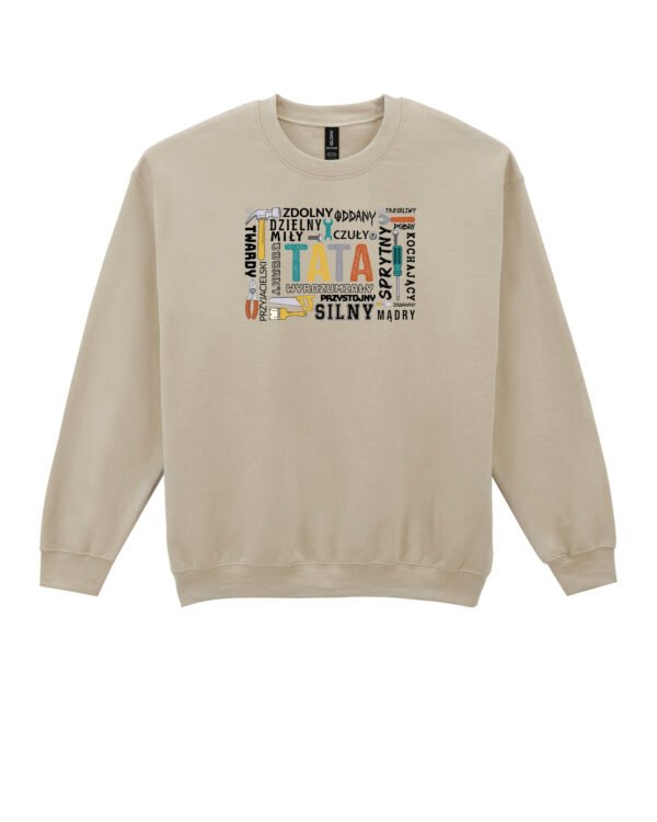 Bluza Sweatshirt na dzień Ojca Tata Człowiek wielu Talentów