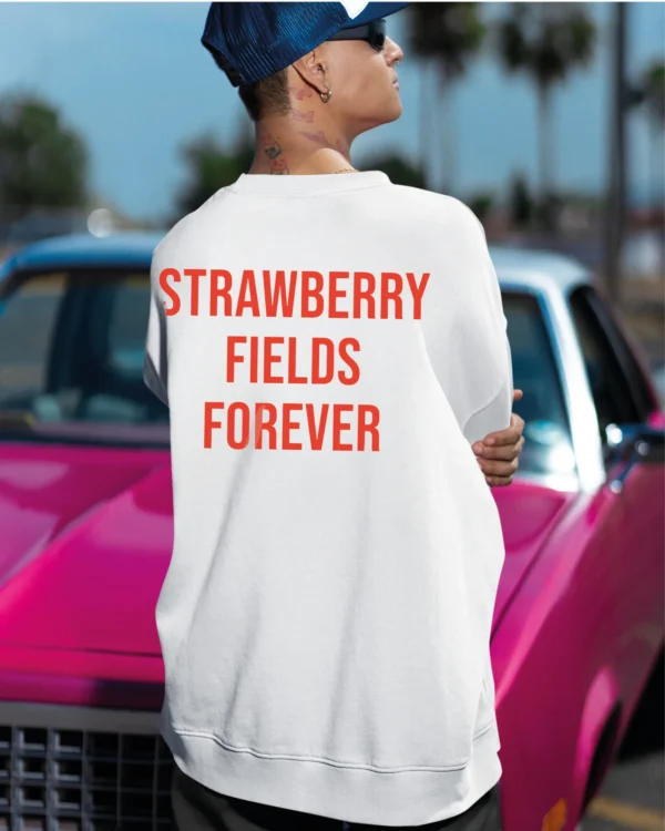 Bluza oversize <br>Strawberry Fields Forever