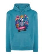 TL0314 Hoodie SIM Akwamaryna Bluza z kapturem z nadrukiem <br>The Drama Queen