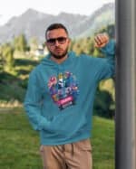 TL0314 Hoodie SIM Akwamaryna3 Bluza z kapturem z nadrukiem <br>The Drama Queen