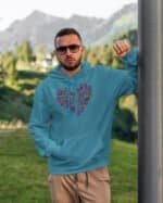 Bluza z kapturem Serce z Instrumentów