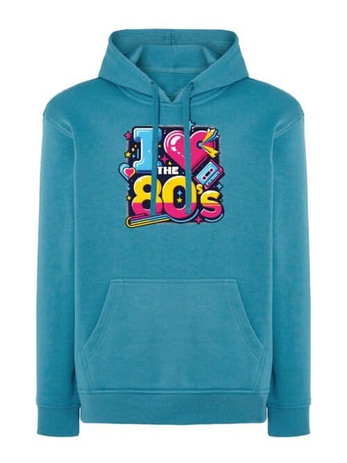 Bluza z kapturem I love the 80s Lata 80