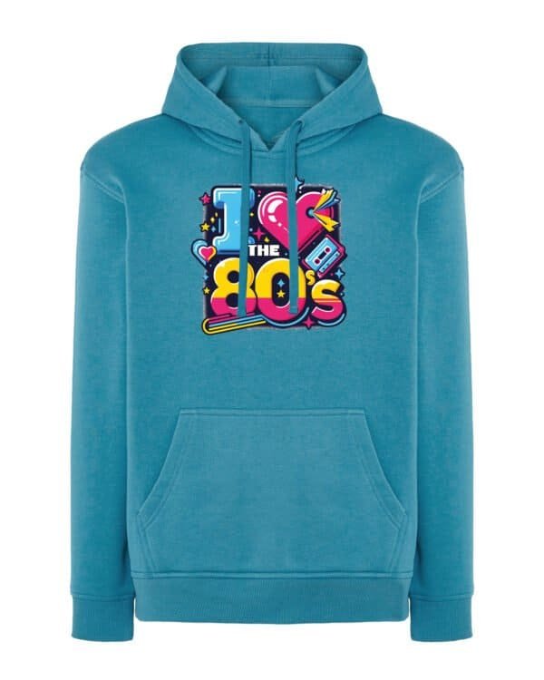 Bluza z kapturem I love the 80s Lata 80