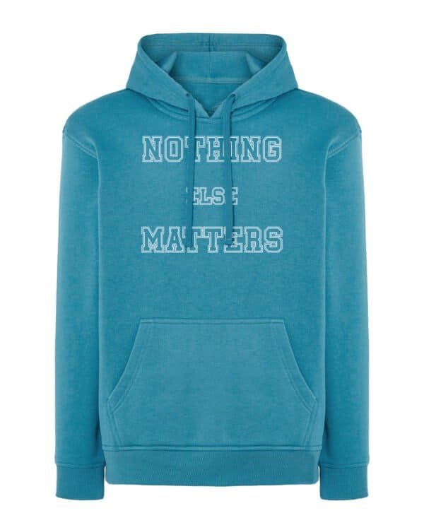 Bluza z kapturem z nadrukiem <br>Nothing Else Matters