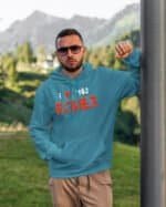 Bluza z kapturem <br>Kocham mój rower