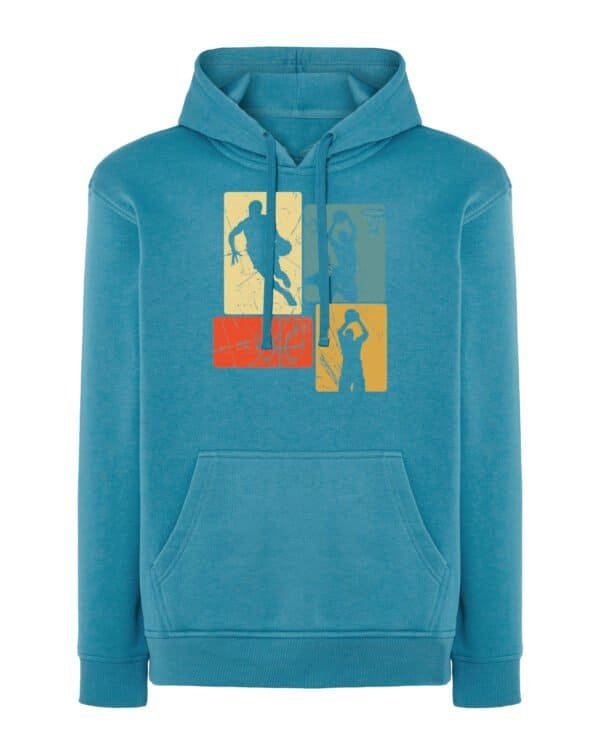Bluza z kapturem <br>Koszykówka NBA Retro