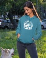 Bluza z kapturem <br>Wilk Wyjący do Księżyca