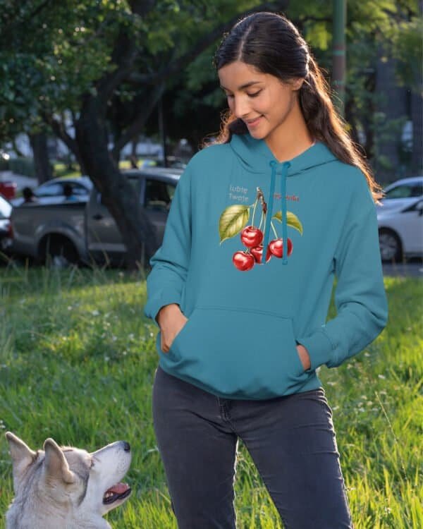 Bluza z kapturem <br>Lubię Twoje wisienki owoce