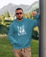 Bluza z kapturem <br>męska KING Król