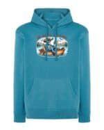 TL1083 Hoodie SIM Akwamaryna Bluza z kapturem <br>dla Wędkarza Nie ma to jak rybki