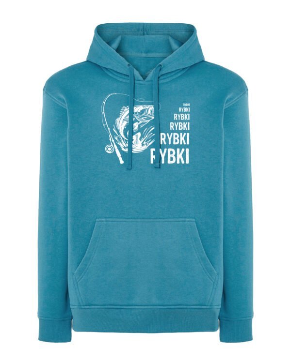 Bluza z kapturem <br>Wędkarska Rybki