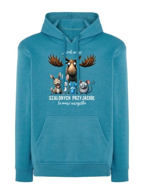 Bluza z kapturem Szalony Przyjaciel
