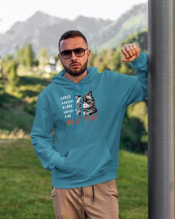 Bluza z kapturem <br>Lubię jak Milczysz Kot