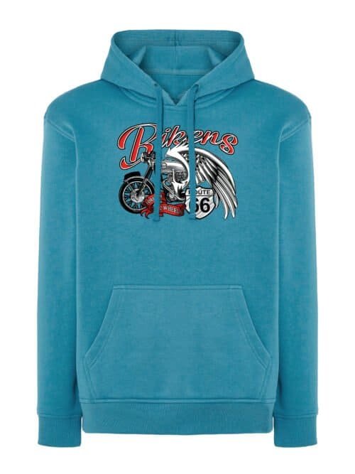 Bluza z kapturem Z nadrukiem Route 66