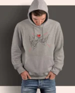 Bluza personalizowana z kapturem <br>Rodzinne więzi z imionami rodziców i dzieci
