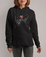 Bluza personalizowana z kapturem <br>Rodzinne więzi z imionami rodziców i dzieci